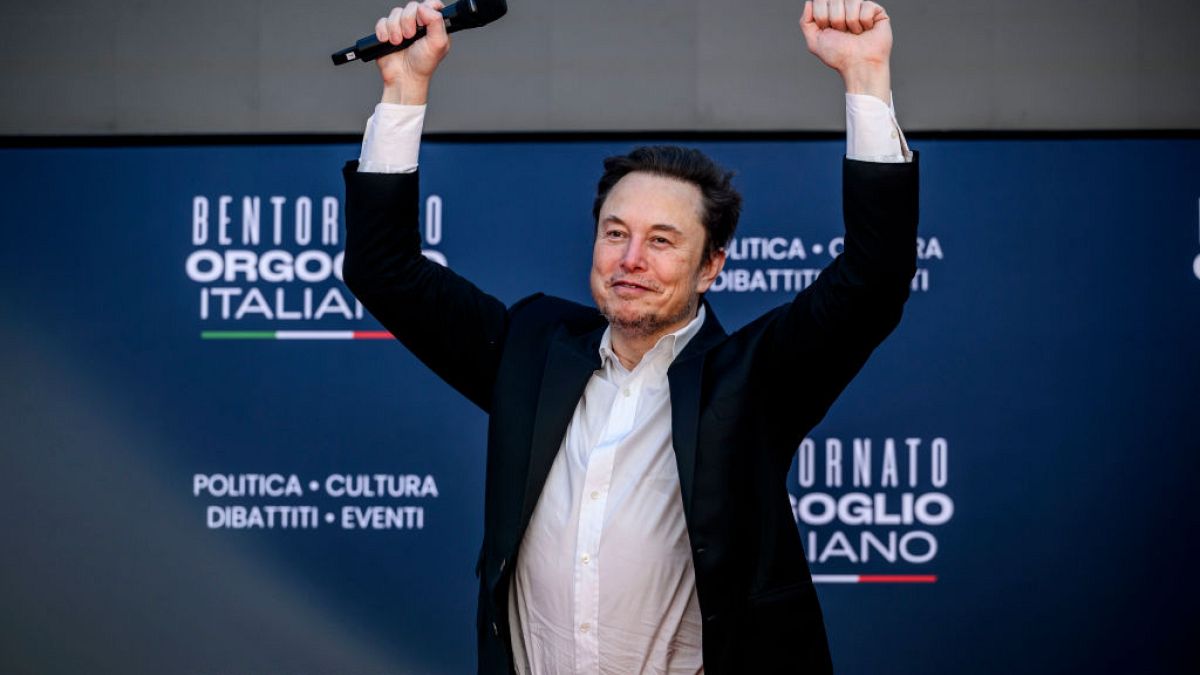 Elon Musk talks X advertising and birth rates in Rome thumbnail