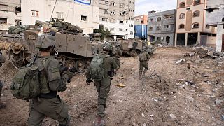 سربازان ارتش اسرائیل در منطقه شجاعیه غزه