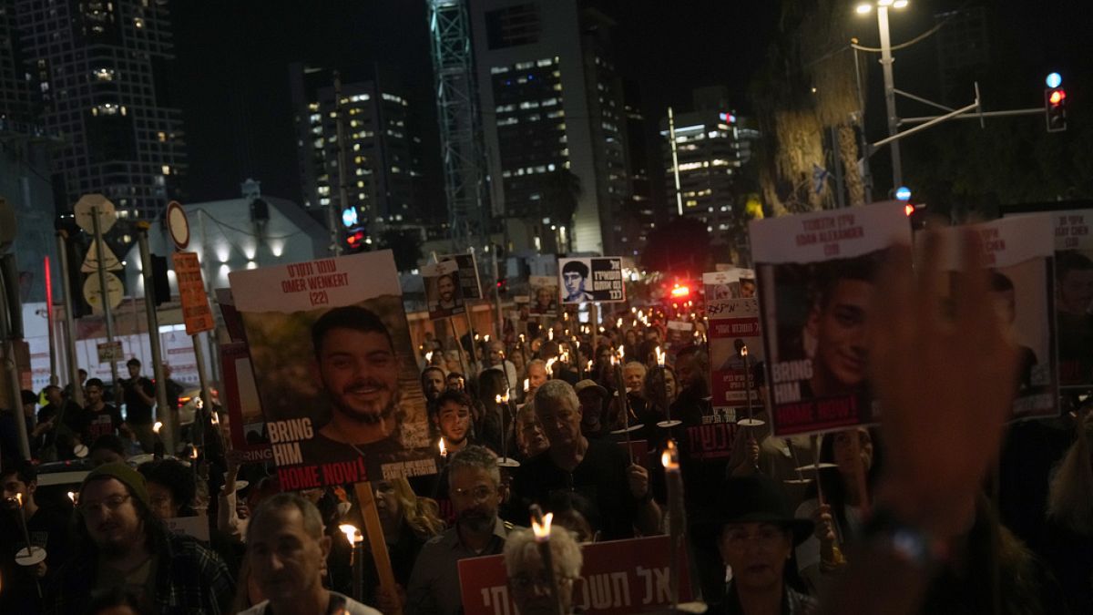 المظاهرات في تل أبيب