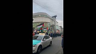 تحرك داعم لفلسطين في برايتون البريطانية
