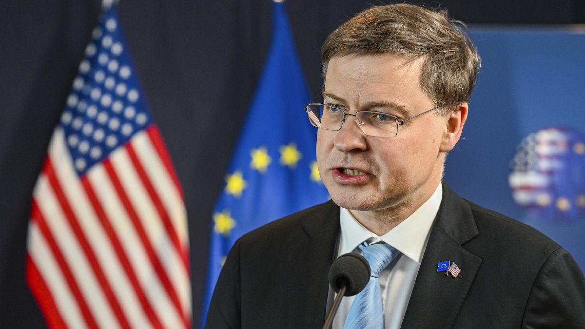 Vizepräsident der EU-Kommission Valdis Dombrovskis