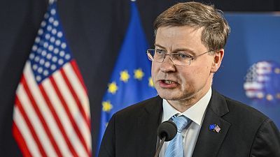 EU trade commissioner Valdis Dombrovskis