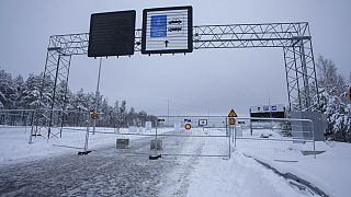 Valico di frontiera tra Finlandia e Russia