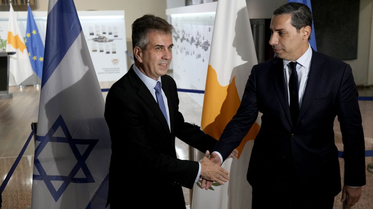 Οι υπουργοί Εξωτερικών Ισραήλ και Κύπρου (φωτογραφία Αρχείου)