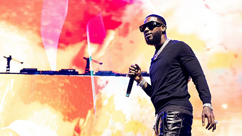 Gucci Mane performs at the Essence Festival on Saturday, July 1, 2023, at the Caesars Superdome in New Orleans