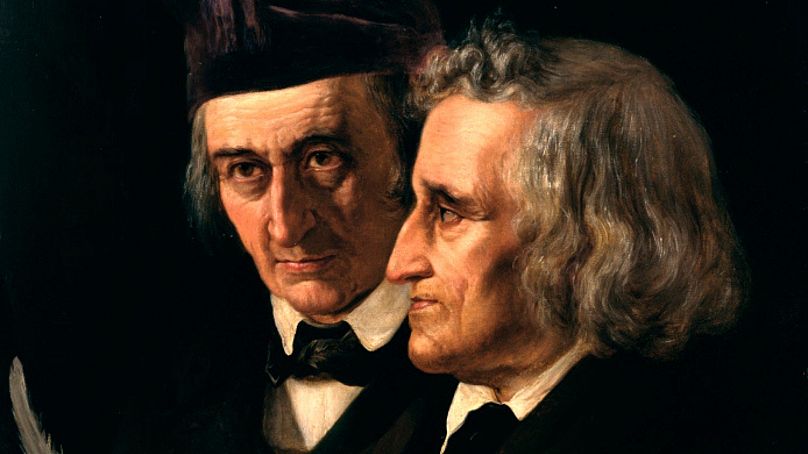 Right: Jacob Grimm; left: Wilhelm Grimm