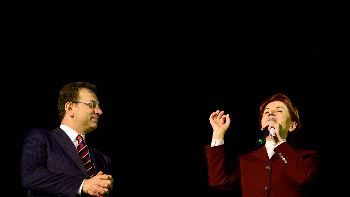 İyi Parti lideri Meral Akşener ve İBB Başkanı Ekrem İmamoğlu