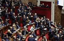Заседание Национального сбрания- нижней палаты парламента Франции