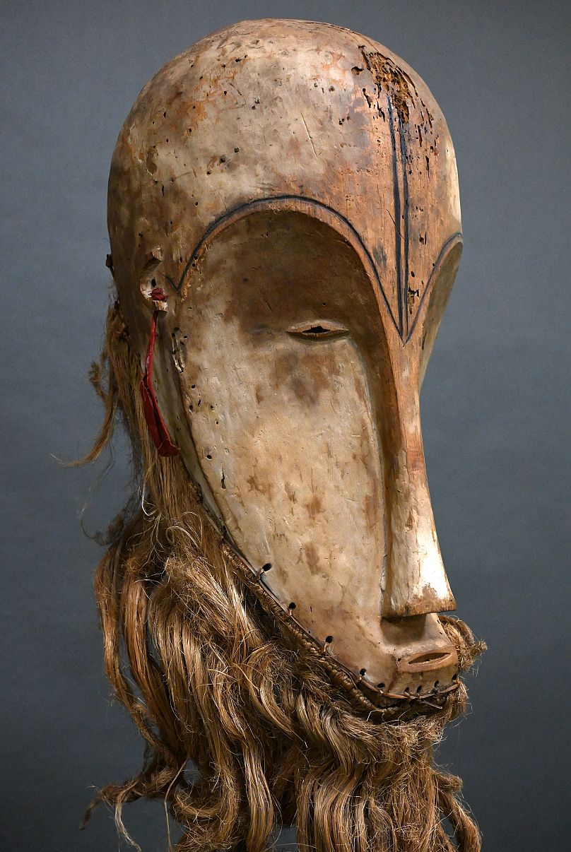 Only about 10 "Ngil" masks of the Fang people of Gabon are believed to still exist.