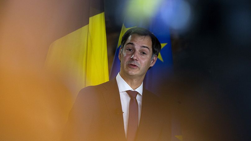 Belgian prime minister Alexander De Croo's Open Flemish Liberals and Democrats party is polling at a historic low