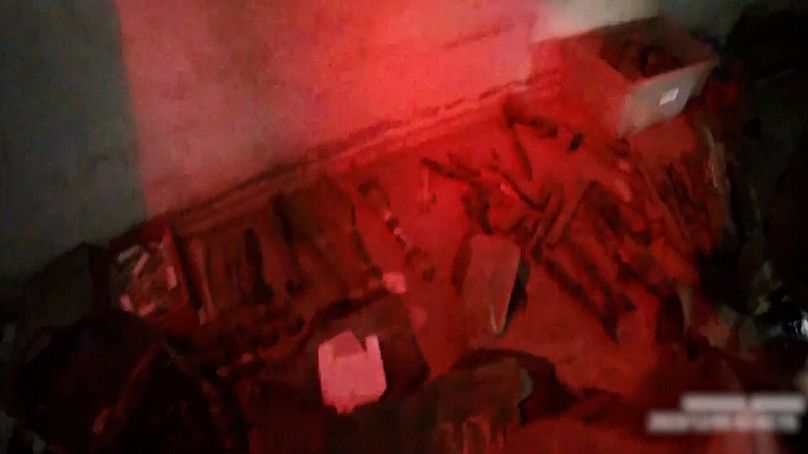 ارتش اسرائیل مدعی است در تونل‌های زیرزمینی حماس سلاح کشف کرده است