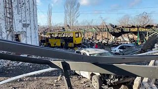 Két civil halálát okozták nehéztüzérségi és légicsapások az Ukrajna déli részén lévő Nikopolban - képünk illusztráció.