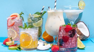 This is a stock image, we didn't actually make these drinks