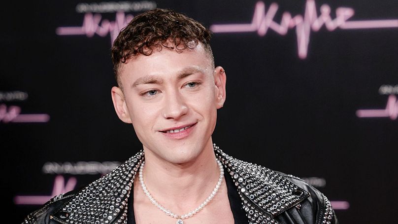 Olly Alexander, seen here at the 'An Audience with Kylie' evening at the Royal Albert Hall, London - 1 December 2023