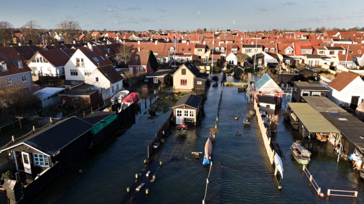 Maltempo in nord Europa - inondazioni in Danimarca