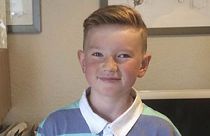 A younger photo of missing British schoolboy Alex Batty who was believed to have been abducted by his mother six years ago