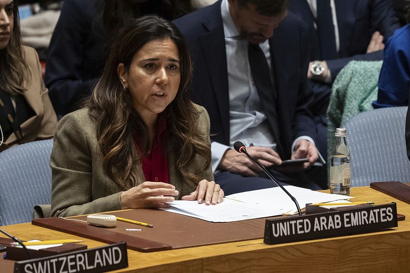 لانا زكي نسيبة سفيرة الإمارات في مجلس الأمن