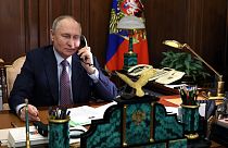 Putin en su despacho.