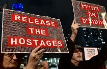 Tel Aviv protest against Israeli government and Netanyahu