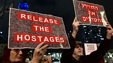 Tel Aviv protest against Israeli government and Netanyahu