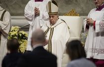 El Papa Francisco el 24 de diciembre en el Vaticano
