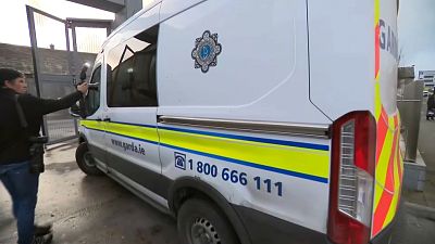 La Garda, il corpo di polizia della repubblica irlandese, ha trovato il carico di cocaina 