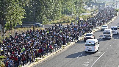Mais de 6.000 migrantes a caminho dos EUA