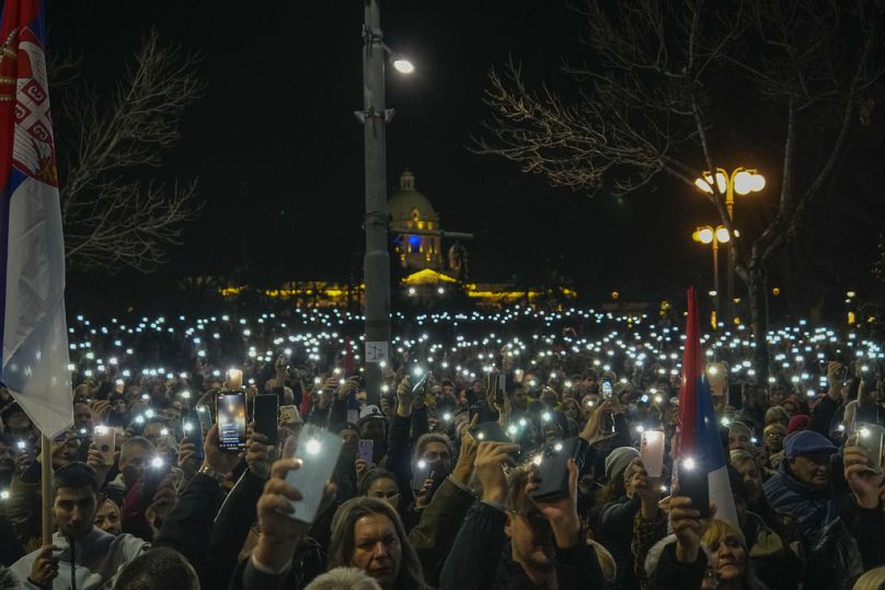 اعتراضات صربستان