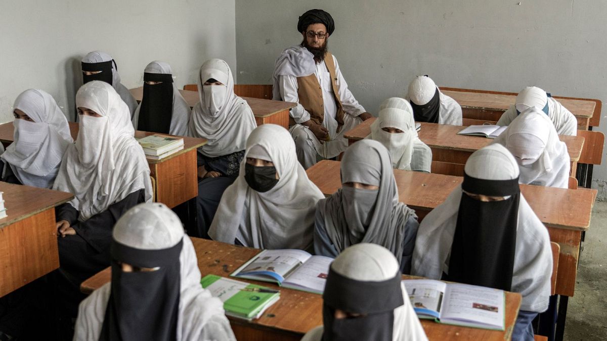 یک مدرسه مذهبی تحت نظارت طالبان
