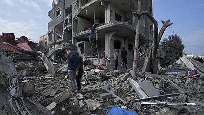 Ο προσφυγικός καταυλισμός Μπαγκάζι μετά την νέα αεροπορική επιδρομή των Ισραηλινών στην κεντρική Γάζα