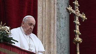 Pope Francis calls for global peace during annual address