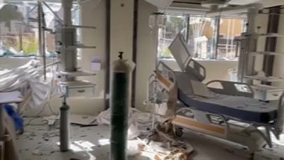 Το κατεστραμμένο νοσοκομείο Αλ Κουντς