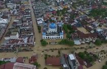Πλημμυρισμένη πόλη στην Ινδονησία
