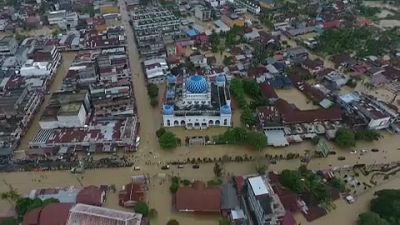 Πλημμυρισμένη πόλη στην Ινδονησία
