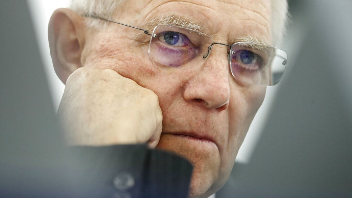 Wolfgang Schäuble az Európai Parlamentben 2020-ban
