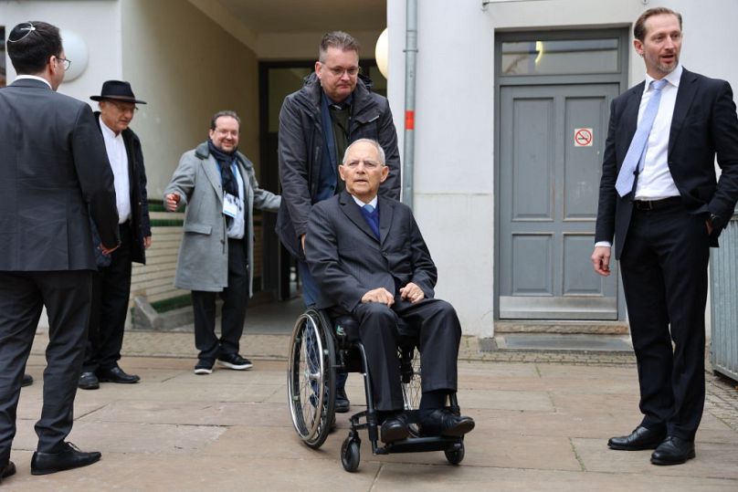 Wolfgang Schaeuble pictured in Berlin in November