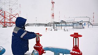 A view taken earlier in December shows the grounds of a fuel tank farm of Russia's oil pipeline giant Transnef