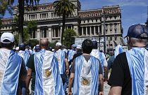 Tüntetés Buenos Airesben az új elnök gazdasági reformjai ellen