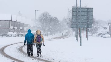 Scotland has experienced heavy snowfall as well as high winds and torrential rain. Scotland has experienced heavy snowfall as well as high winds and torrential rain.