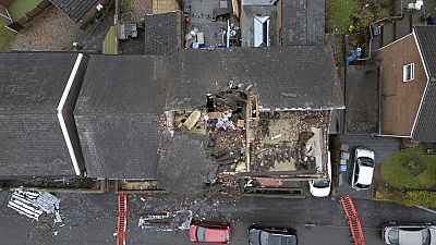 La tempête Gerrit a causé d'importants dégâts sur de nombreuse habitations.