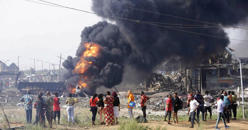 Gasoline tanker explosion in Nigeria kills over 140, injures dozens