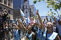 Arjantin'de halk hükümetin ekonomi politikasını protesto etti