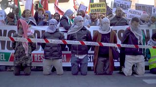 مظاهرات داعمة لفلسطين في إسبانيا 