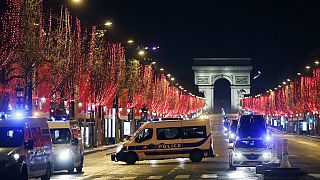 Parigi durante le festività natalizie