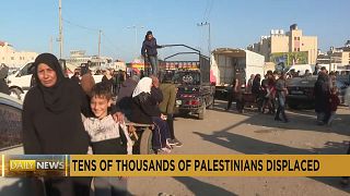 Palestinians stream into southern Gaza towns as Israel expands offensive in the center