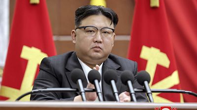 الرئيس الكوري الشمالي كيم جونغ أون