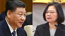 Çin Devlet Başkanı Şi Cinping / Tayvan Devlet Başkanı Tsai Ing-wen