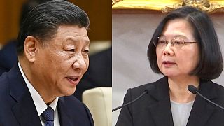 Çin Devlet Başkanı Şi Cinping / Tayvan Devlet Başkanı Tsai Ing-wen