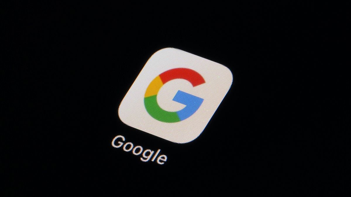 FILE - The Google app icon is seen on a smartphone.