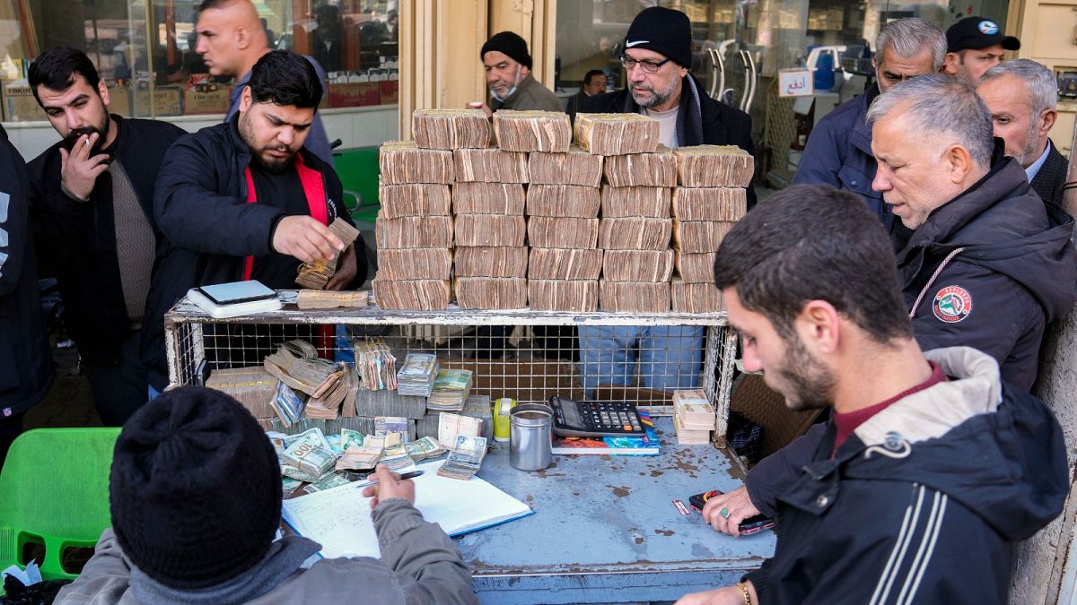 بازار آزاد ارز در بغداد